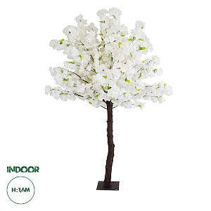 Τεχνητός Κήπος Bianca Cherry Blossom Tree Glint® Τεχνητό Διακοσμητικό Δέντρο Λευκή Κερασιά Υ160Cm