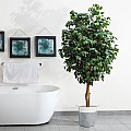 Τεχνητός Κήπος Ficus Benjamina Tree Glint® Τεχνητό Διακοσμητικό Φυτό Φίκος Μπενζαμίνη Υ210Cm