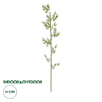 Τεχνητός Κήπος Bamboo Branch Glint® Τεχνητό Διακοσμητικό Κλαδί Μπαμπού Υ250Cm