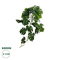 Τεχνητός Κήπος Hanging Monstera Glint® Τεχνητό Διακοσμητικό Κρεμαστό Φυτό Μονστέρα Μ28 X Π30 X Υ50Cm