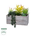 Τεχνητός Κήπος Succulent Varius Plant Potted Glint® Διακοσμητικό Φυτό Μίξ Μ25 X Υ22Cm