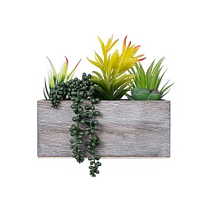 Τεχνητός Κήπος Succulent Varius Plant Potted Glint® Διακοσμητικό Φυτό Μίξ Μ25 X Υ22Cm