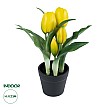 Τεχνητός Κήπος Yellow Tulip Glint® Διακοσμητικό Φυτό Κίτρινη Τουλίπα Υ23Cm