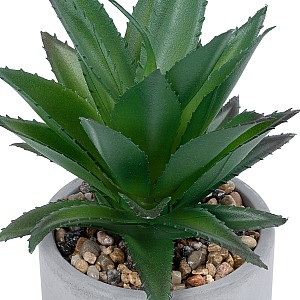 Τεχνητός Κήπος Succulent Aloe Glint® Διακοσμητικό Φυτό Παχύφυτο Αλόη Υ17Cm