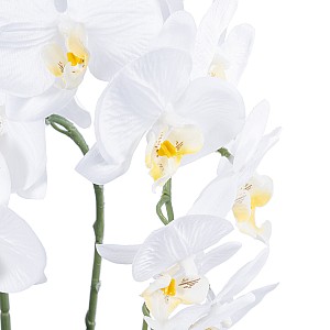 Τεχνητός Κήπος White Orchid Glint® Διακοσμητικό Φυτό Λευκή Ορχιδέα Υ45Cm