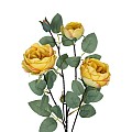 Τεχνητός Κήπος Yellow Climbing Rose Branch Glint® Τεχνητό Διακοσμητικό Κλαδί Τριαντάφυλλο Κίτρινο Y70Cm