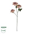 Τεχνητός Κήπος Old Pink Climbing Rose Branch Glint® Τεχνητό Διακοσμητικό Κλαδί Τριαντάφυλλο Ξεθωριασμένο Ροζ Y66Cm