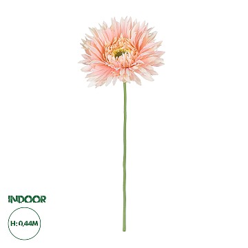 Τεχνητός Κήπος Pink Gerbera  Branch 21105 Τεχνητό Διακοσμητικό Κλαδί Ζέρμπερας Ροζ Y44Cm