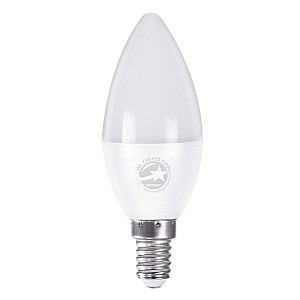 Glint® Λάμπα Led E14 C37 Κεράκι 4W 400Lm 260° Ac 220-240V Ip20 Φ3.7 X Υ10Cm Ψυχρό Λευκό 6000K