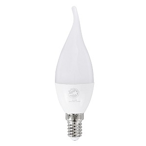 Glint® Λάμπα Led E14 C37T Κεράκι 6W 600Lm 260° Ac 220-240V Ip20 Φ3.7 X Υ12.5Cm Ψυχρό Λευκό 6000K