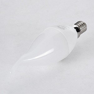 Glint® Λάμπα Led E14 C37T Κεράκι 6W 600Lm 260° Ac 220-240V Ip20 Φ3.7 X Υ12.5Cm Ψυχρό Λευκό 6000K