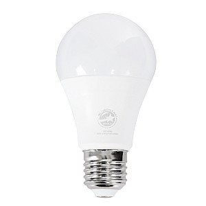 Glint® Λάμπα Led E27 A60 Γλόμπος 10W 1000Lm 260° Ac 220-240V Ip20 Φ6 X Υ11Cm Ψυχρό Λευκό 6000K Dimmable