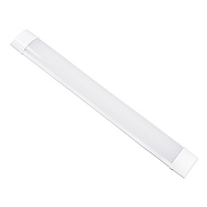 Glint® Led Γραμμικό Βιομηχανικό Φωτιστικό Tri-Proof 60Cm 20W 1886Lm 120° Ac 220-240V Αδιάβροχο Ip65 Μ60 X Π7.5 X Υ2.5Cm Ψυχρό Λευκό 6000K