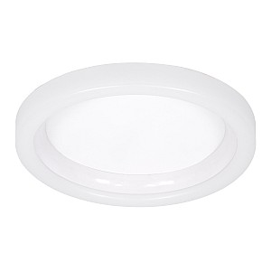 Glint® Πλαφονιέρα Οροφής Led Cct 55W 6376Lm 120° - Εναλλαγή Μέσω Τηλεχειριστηρίου All In One Dimmable- Λευκό Φ48Cm 