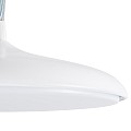 Baron Glint® Κρεμαστή Πλαφονιέρα Οροφής Led Cct 12W 1440Lm 120° Ac 220-240V - Εναλλαγή Φωτισμού Μέσω Διακόπτη On/Off All In One Ψυχρό 6000K+Φυσικό 4500K+Θερμό 2700K Φ25 X Υ8Cm - Λευκό