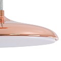 Baron Glint® Κρεμαστή Πλαφονιέρα Οροφής Led Cct 12W 1440Lm 120° Ac 220-240V - Εναλλαγή Φωτισμού Μέσω Διακόπτη On/Off All In One Ψυχρό 6000K+Φυσικό 4500K+Θερμό 2700K Φ25 X Υ8Cm - Χάλκινο Πλατίνα