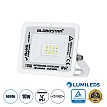 Atlas Glint® Επαγγελματικός Προβολέας Led 10W 1250Lm 120° Ac 220-240V - Αδιάβροχος Ip67 - Μ10 X Π2 X Υ8Cm - Λευκό - Ψυχρό Λευκό 6000K - Lumileds Chips - Tüv Rheinland Certified