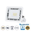 Atlas Glint® Επαγγελματικός Προβολέας Led 10W 1200Lm 120° Ac 220-240V - Αδιάβροχος Ip67 - Μ10 X Π2 X Υ8Cm - Λευκό - Φυσικό Λευκό 4500K - Lumileds Chips - Tüv Rheinland Certified