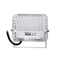 Atlas Glint® Επαγγελματικός Προβολέας Led 20W 2500Lm 120° Ac 220-240V - Αδιάβροχος Ip67 - Μ12 X Π2.5 X Υ9.5Cm - Λευκό - Ψυχρό Λευκό 6000K - Lumileds Chips - Tüv Rheinland Certified