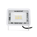 Atlas Glint® Επαγγελματικός Προβολέας Led 30W 3450Lm 120° Ac 220-240V - Αδιάβροχος Ip67 - Μ16 X Π2.5 X Υ12.5Cm - Λευκό - Θερμό Λευκό 2700K - Lumileds Chips - Tüv Rheinland Certified