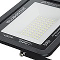 Atlas Glint® Επαγγελματικός Προβολέας Led 50W 6250Lm 120° Ac 220-240V - Αδιάβροχος Ip67 - Μ21 X Π3.5 X Υ16Cm - Μαύρο - Ψυχρό Λευκό 6000K - Lumileds Chips - Tüv Rheinland Certified