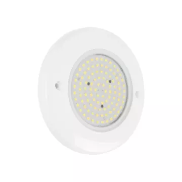 GLOBOSTAR® POOLARTY  Υποβρύχιο Φωτιστικό για Σιντριβάνια/Πισίνες LED 8W 680lm 120° DC 12V Αδιάβροχο IP68 Ψυχρό Λευκό 6000K Dimmable - Bridgelux SMD Chip - 1m VDE Rubber Καλώδιο - Μ13 x Π13 x Υ2cm