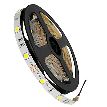 Glint® Ταινία Led Smd 5050 5M 7.2W/M 30Led/M 792Lm/M 120° Dc 12V Ip20 Ψυχρό Λευκό 6000K