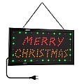 Glint® Φωτιστικό Ταμπέλα Led Σήμανσης Merry Christmas Με Πρίζα Ac 230V Μ48Xπ25Xυ2Cm