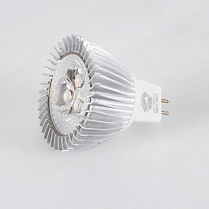 Glint® Σποτ Led Gu5.3 Mr16 3W 300Lm 30° Dc 12V Ip20 Φ5 X Υ5.2Cm Ψυχρό Λευκό 6000K