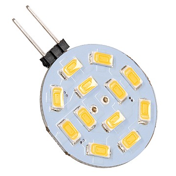 Glint® Λάμπα G4 Led Smd 5630 4.5W 405Lm 120° Dc 12-24V Side Pin Θερμό Λευκό 3000K