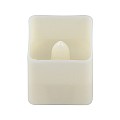 Candle Glint® Σετ 12 X Διακοσμητικά Realistic Κεράκια Με Led Εφέ Κινούμενης Φλόγας - Μπαταρίας 12 X Cr2032 Θερμό Λευκό 2700K Μπεζ L3.5 X W3.5 X H3.5Cm