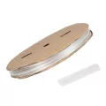 GLOBOSTAR® SHRINKTUBE  Θερμοσυστελλόμενο Μακαρόνι Στεγανοποίησης για Neon Flex LED Αδιάβροχο IP65 - Διάφανο - Μ1000 x Π0.6 x Υ0.6cm/Π1 x Υ1cm