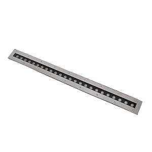 Underground-Remvi Glint® Χωνευτό Φωτιστικό Wall Washer Δαπέδου Led 24W 2040Lm 10° Dc 24V Αδιάβροχο Ip68 L100 X W9 X H7.2Cm Rgbw Dmx512 - Ανοξείδωτο Ατσάλι