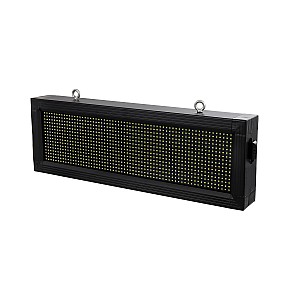 Display Glint® Led Scrolling Display 64X16Cm - Κυλιόμενη Ψηφιακή Πινακίδα / Επιγραφή Μονής Όψης P10 Led Smd Ac 220-240V - Λειτουργία Μέσω Wi-Fi Με Εφαρμογή App - Αισθήτηρας Θερμοκρασίας Και Υγρασίας - Αδιάβροχο Ip65 - Μ72 X Π9 X Υ24Cm - Ψυχρό Λευκό 6000K 