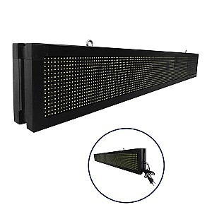 Glint® Κυλιόμενη Ψηφιακή Επιγραφή P10 Led Smd Ac 220-240V Με Wi-Fi - Αδιάβροχή Ip65 - Διπλής Όψης - Μ168 X Π12 X Υ24Cm Ψυχρό Λευκό 6000K