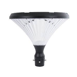 Solarios Glint® Professional Led Solar Urban Park Light Αυτόνομο Ηλιακό Φωτιστικό Πλατείας - Πάρκου - Κήπου 40W 550Lm 120° Με Ενσωματωμένο Φωτοβολταϊκό Panel 6V 12W & Επαναφορτιζόμενη Μπαταρία Li-Ion 3.2V 15000Mah Με Αισθητήρα Ημέρας-Νύχτας - Αδιάβροχ