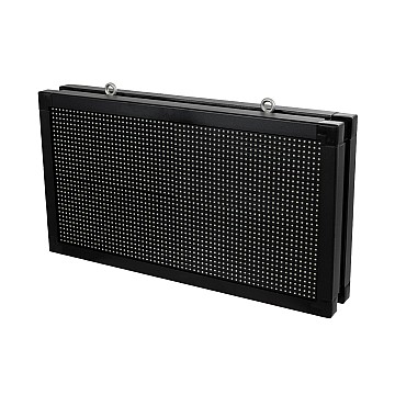 Display Glint® Led Scrolling Display 64X32Cm - Κυλιόμενη Ψηφιακή Πινακίδα / Επιγραφή Διπλής Όψης P10 Led Smd Ac 220-240V - Λειτουργία Μέσω Wi-Fi Με Εφαρμογή App - Αισθήτηρας Θερμοκρασίας Και Υγρασίας - Αδιάβροχο Ip65 - Μ70 X Π11 X Υ38.5Cm - Πορτοκαλί - 1 