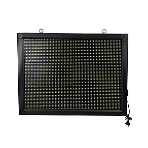 Display Glint® Led Scrolling Display 64X48Cm - Κυλιόμενη Ψηφιακή Πινακίδα / Επιγραφή Μονής Όψης P10 Led Smd Ac 220-240V - Λειτουργία Μέσω Wi-Fi Με Εφαρμογή App - Αισθήτηρας Θερμοκρασίας Και Υγρασίας - Αδιάβροχο Ip65 - Μ72 X Π9 X Υ56Cm - Ψυχρό Λευκό 6000K 