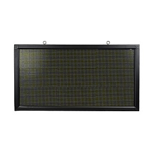 Display Glint® Led Scrolling Display 96X48Cm - Κυλιόμενη Ψηφιακή Πινακίδα / Επιγραφή Μονής Όψης P10 Led Smd Ac 220-240V - Λειτουργία Μέσω Wi-Fi Με Εφαρμογή App - Αισθήτηρας Θερμοκρασίας Και Υγρασίας - Αδιάβροχο Ip65 - Μ104 X Π9 X Υ56Cm - Ψυχρό Λευκό 6000K