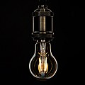 Glint® Led Long Filament Bulb E27 A60 Globe 6W 550Lm 360° Ac 220-240V Ip20 D6 X H10.5Cm Ultra Θερμό Λευκό 2200K Με Μελί Γυαλί - Dimmable