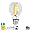 Glint® Λάμπα Led Long Filament E27 A60 Γλόμπος 4W 840Lm 360° Ac 220-240V Ip20 Φ6 X Υ11Cm Θερμό Λευκό 2700K Με Διάφανο Γυαλί - Pro Series 210Lm/W - A Ενεργειακή Κλάση