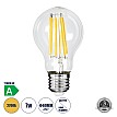 Glint® Λάμπα Led Long Filament E27 A60 Γλόμπος 7W 1470Lm 360° Ac 220-240V Ip20 Φ6 X Υ11Cm Θερμό Λευκό 2700K Με Διάφανο Γυαλί - Pro Series 210Lm/W - A Ενεργειακή Κλάση