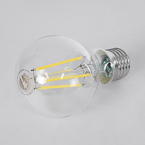 Glint® Λάμπα Led Long Filament E27 A60 Γλόμπος 4W 840Lm 360° Ac 220-240V Ip20 Φ6 X Υ11Cm Φυσικό Λευκό 4000K Με Διάφανο Γυαλί - Pro Series 210Lm/W - A Ενεργειακή Κλάση