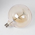 Glint® Mtx Diode Hp E27 Bll150 Mtx Balloon Λάμπα LED 1.6W 140Lm 360° Θερμό Λευκό 2200K Με Μελί Γυαλί