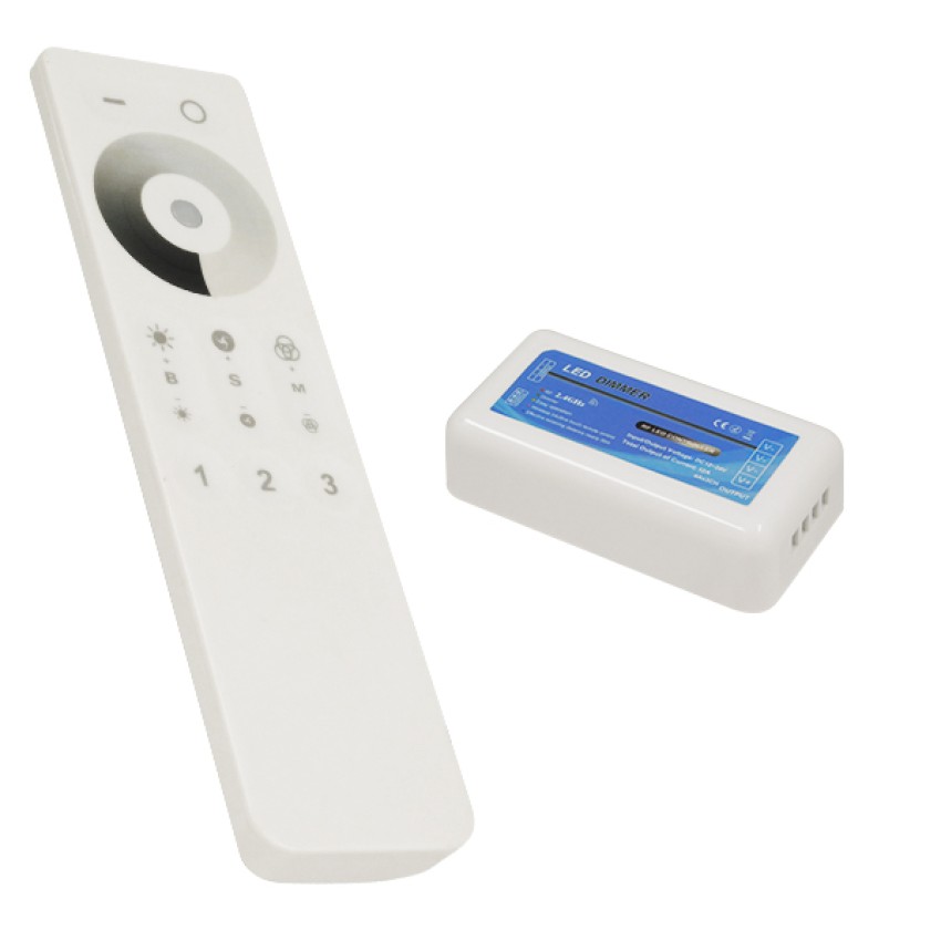 Ασύρματο LED Dimmer με Χειριστήριο Αφής 2.4G RF για Ένα Group 12v (144w) - 24v (288w) DC