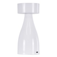 DOLLY  Επιτραπέζιο Φωτιστικό Πορτατίφ LED 1.5W 105lm 120° DC 5V IP44 CCT Θερμό Λευκό 2700K - Φυσικό Λευκό 4500K - Ψυχρό Λευκό 6000K Dimmable Λευκό Πλαστικό - Μ9 x Π9 x Υ21cm