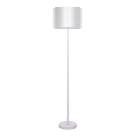 GLOBOSTAR® ASHLEY  Μοντέρνο Επιδαπέδιο Φωτιστικό με Ντουί 1 x E27 AC 220-240V IP20 - Λευκό - Μ35 x Π35 x Υ145cm