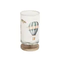 GLOBOSTAR® BALLON  Παιδικό Επιτραπέζιο Φωτιστικό Πορτατίφ με Ντουί 1 x E14 AC 220-240V IP20 - Πολύχρωμο - Μ15 x Π15 x Υ30cm