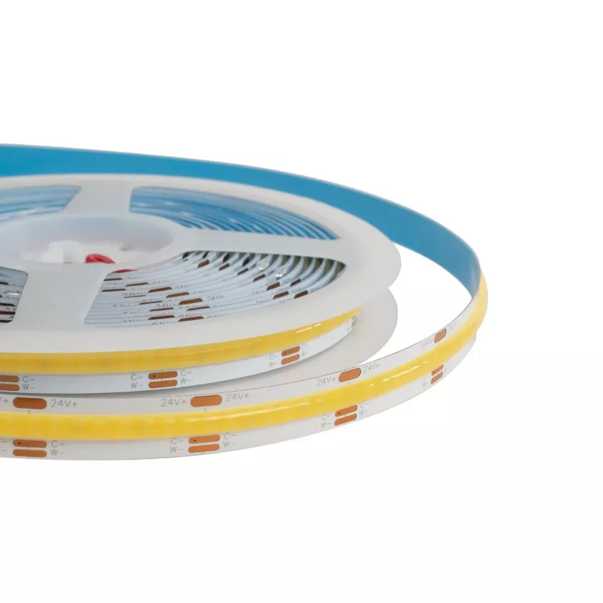 GLOBOSTAR® BEE  Ταινία LED 14W/m 1540lm/m 120° DC 24V IP20 608 x COB Chip/m Ρυθμιζόμενο Λευκό CCT από 2700K έως 6000K Dimmable - Sanan COB Chip - Μ500 x Π1 x Υ0.2cm - Ρολό 5 Μέτρων