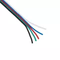 GLOBOSTAR® COLORCABLE  Εύκαμπτο Πλακέ Καλώδιο 5 x 0.25mm² για Ταινία LED RGBW IP20 - Πολύχρωμο - Μ100 x Π1.1 x Υ0.1cm